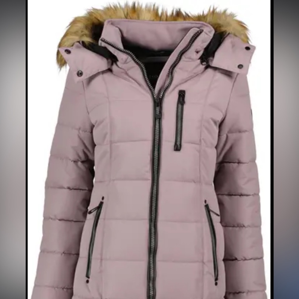 Noize Hannah Faux Fur Trim Hooded Parka - Picture 3 of 6